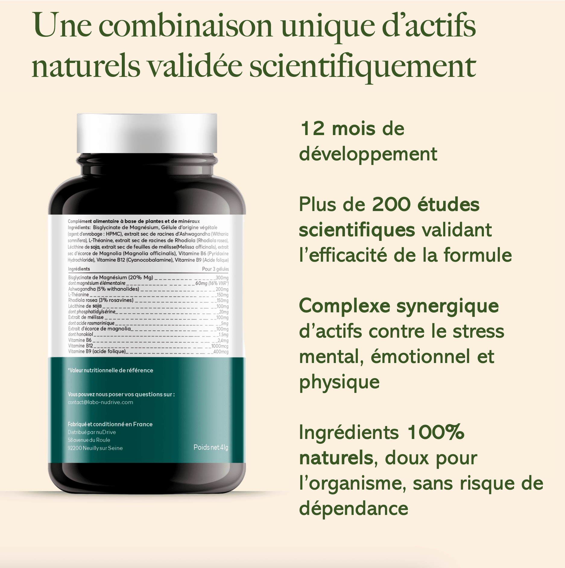 La Formule Anti-Stress lab-nudrive 